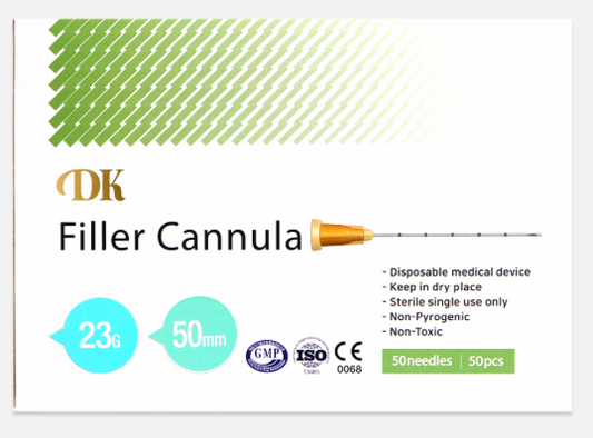 DK Filler Cannulas 23G x 50mm – Pack of 10