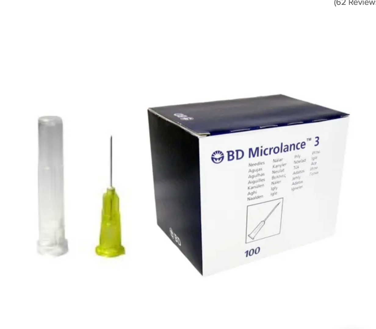 BD Microlance™ 3 Yellow 30G Needles PACK OF 10
