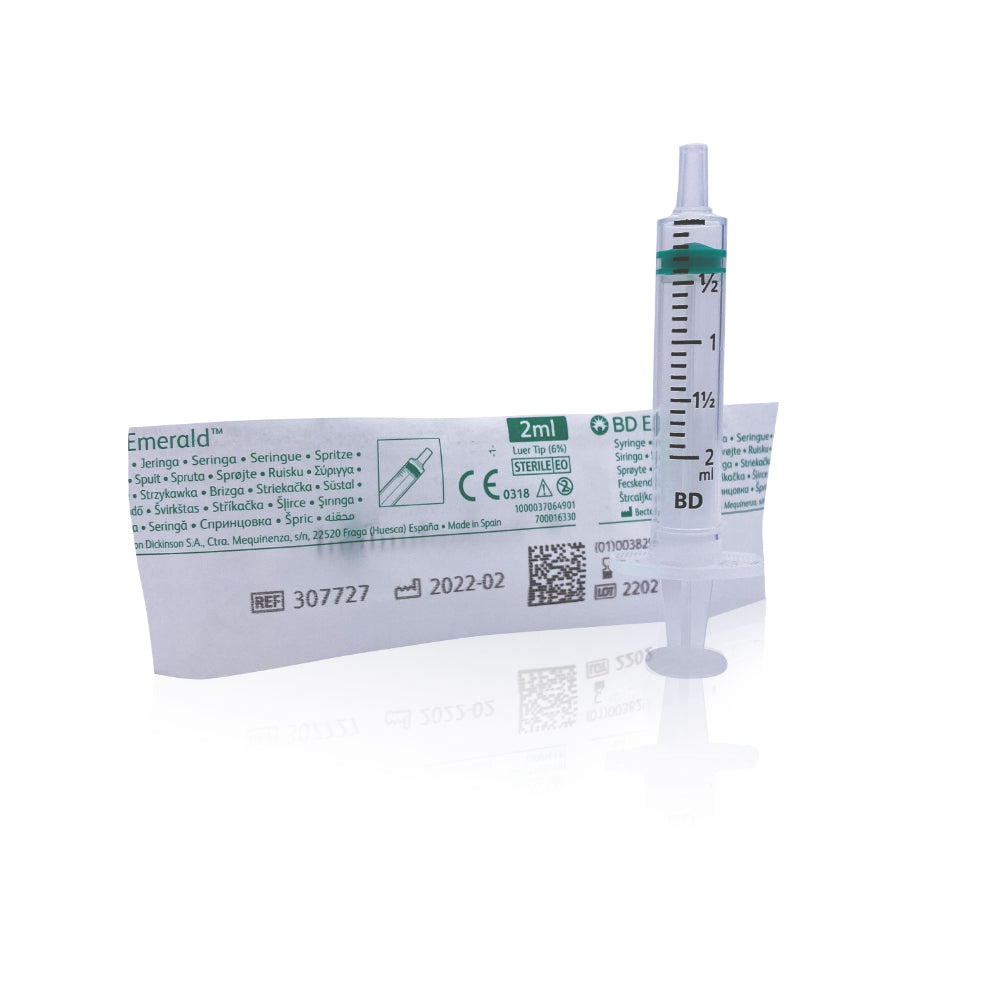 2ml BD Emerald syringe
